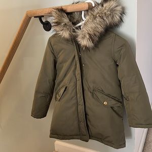 J.Crew CrewCuts Fishtail Parka Size 8